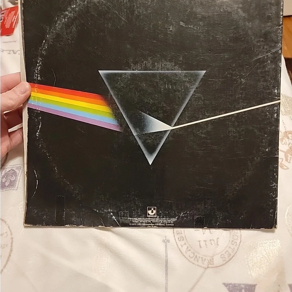 PINK FLOYD DARK SIDE OF THE MOON vinyl album 1973 VTG - Picture 2 of 10